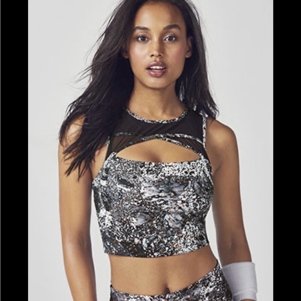 Fabletics Everly Midi Sports Bra & Legging Set XL